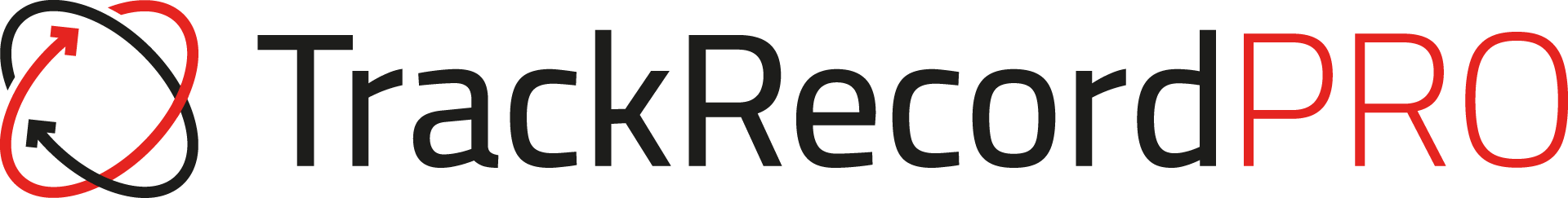 TrackRecordPRO logo inline dark